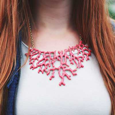 coral pink.