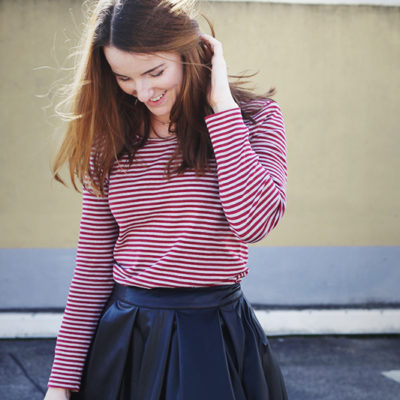 Outfit: Red Stripes