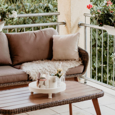 DIY Windlicht & unsere gemütliche Lounge auf dem Balkon